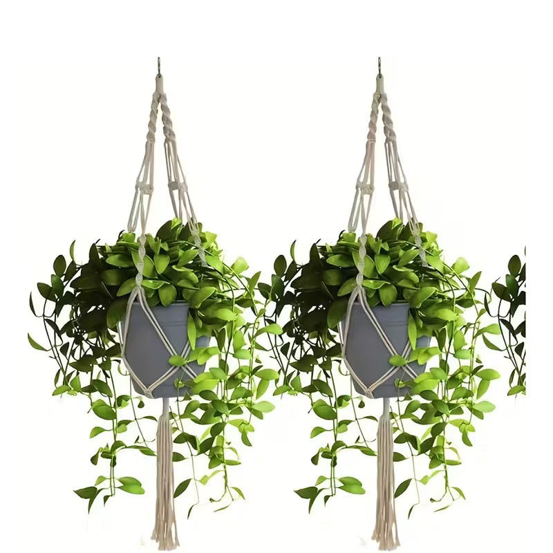 Soporte de cuerda para macetas colgantes