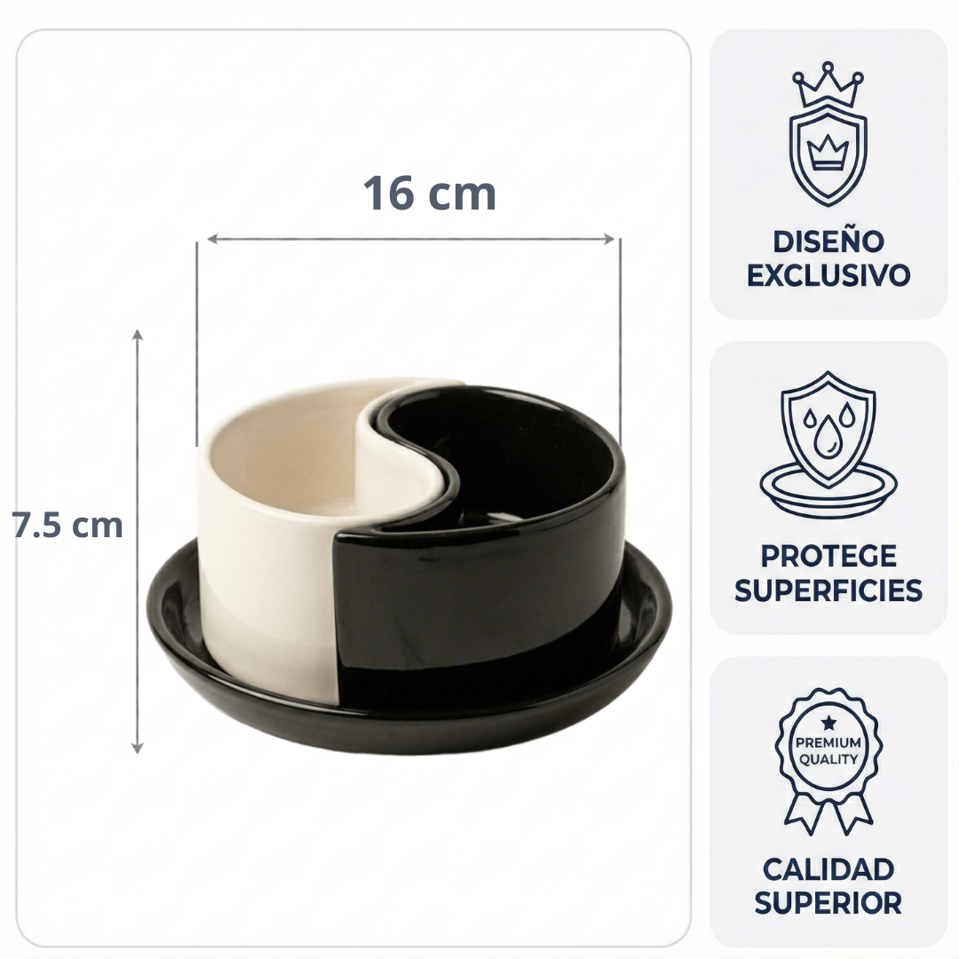 Maceta Ying Yang