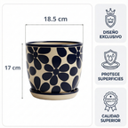 Maceta Primavera Azul