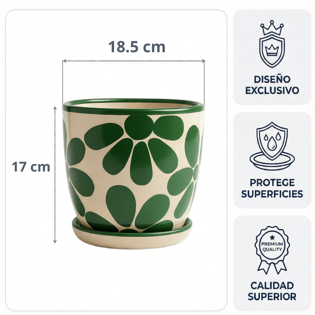 Maceta Primavera Azul