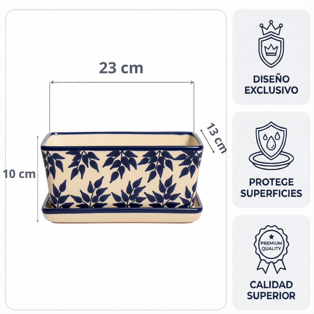 Maceta Jardinera Azul