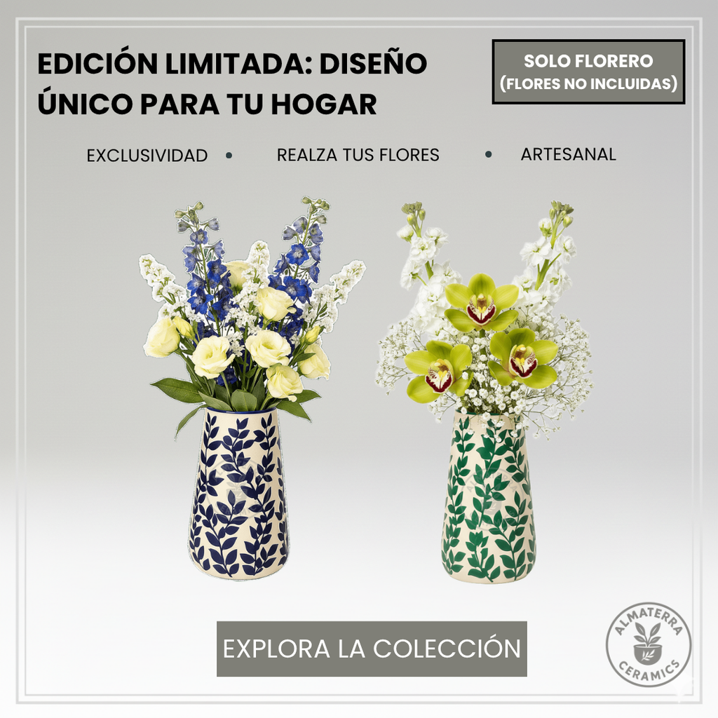 Florero Alma Azul