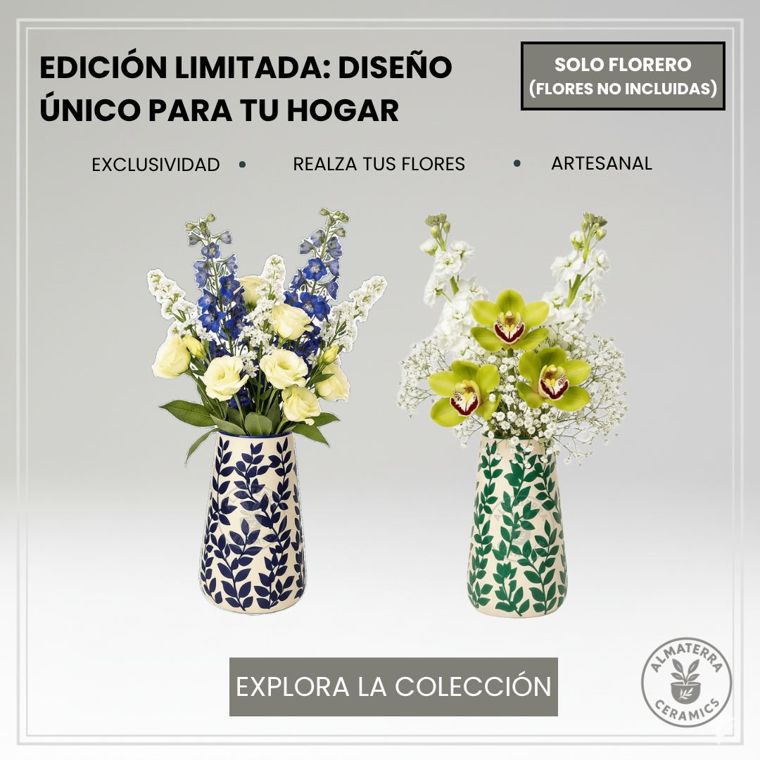 Florero Alma Azul