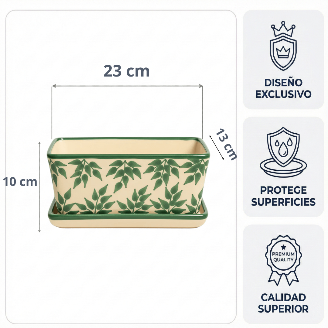 Maceta Jardinera Azul