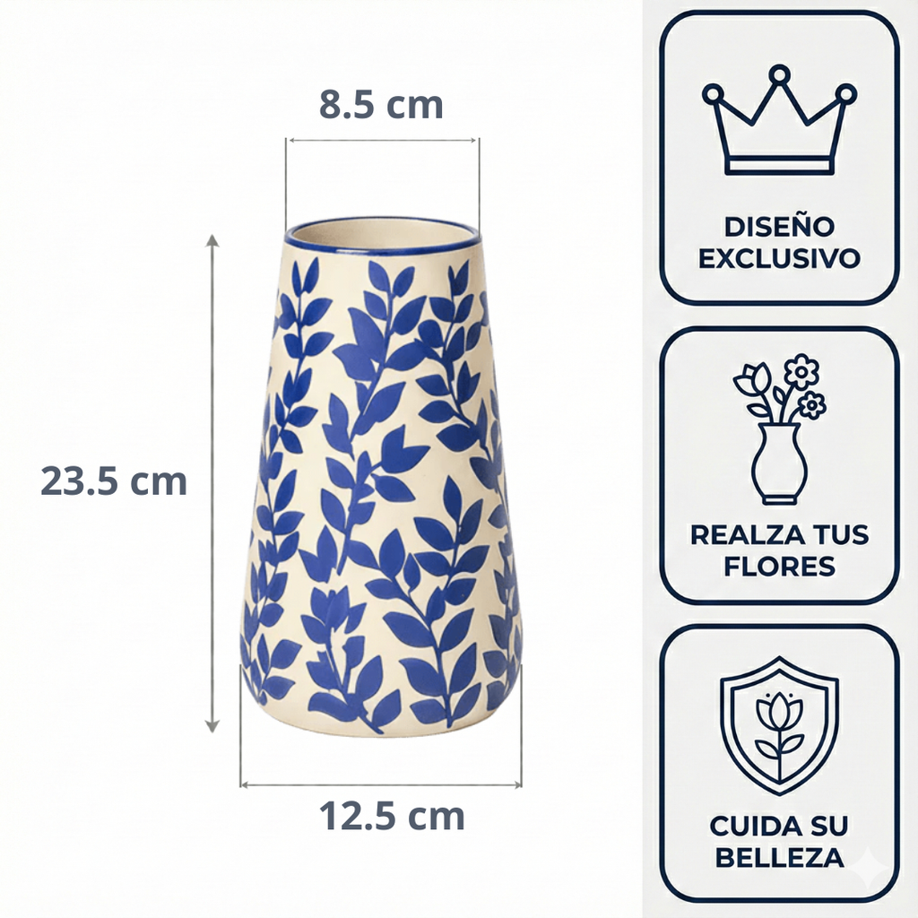 Florero Alma Azul