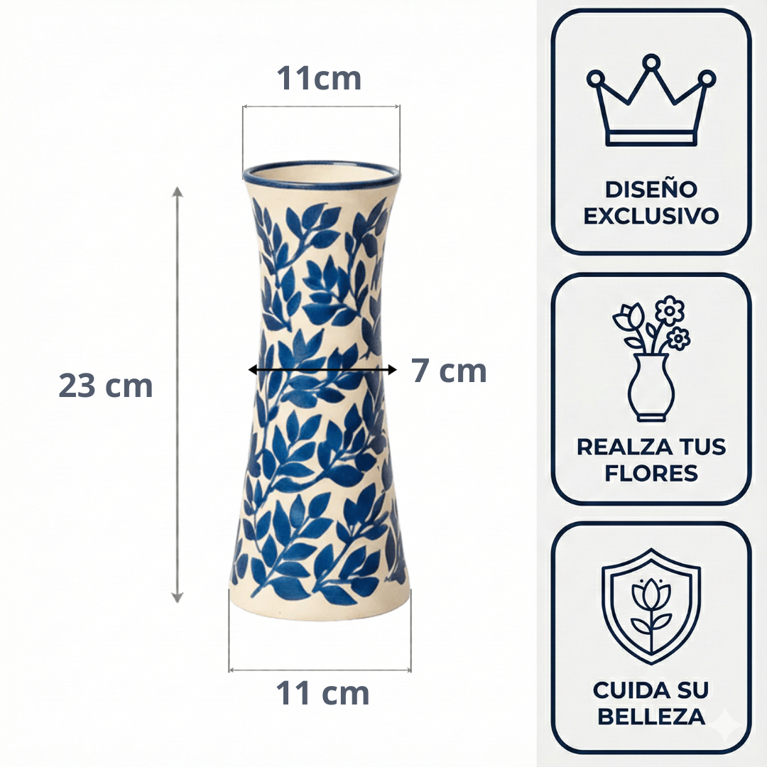 Florero Terra Azul