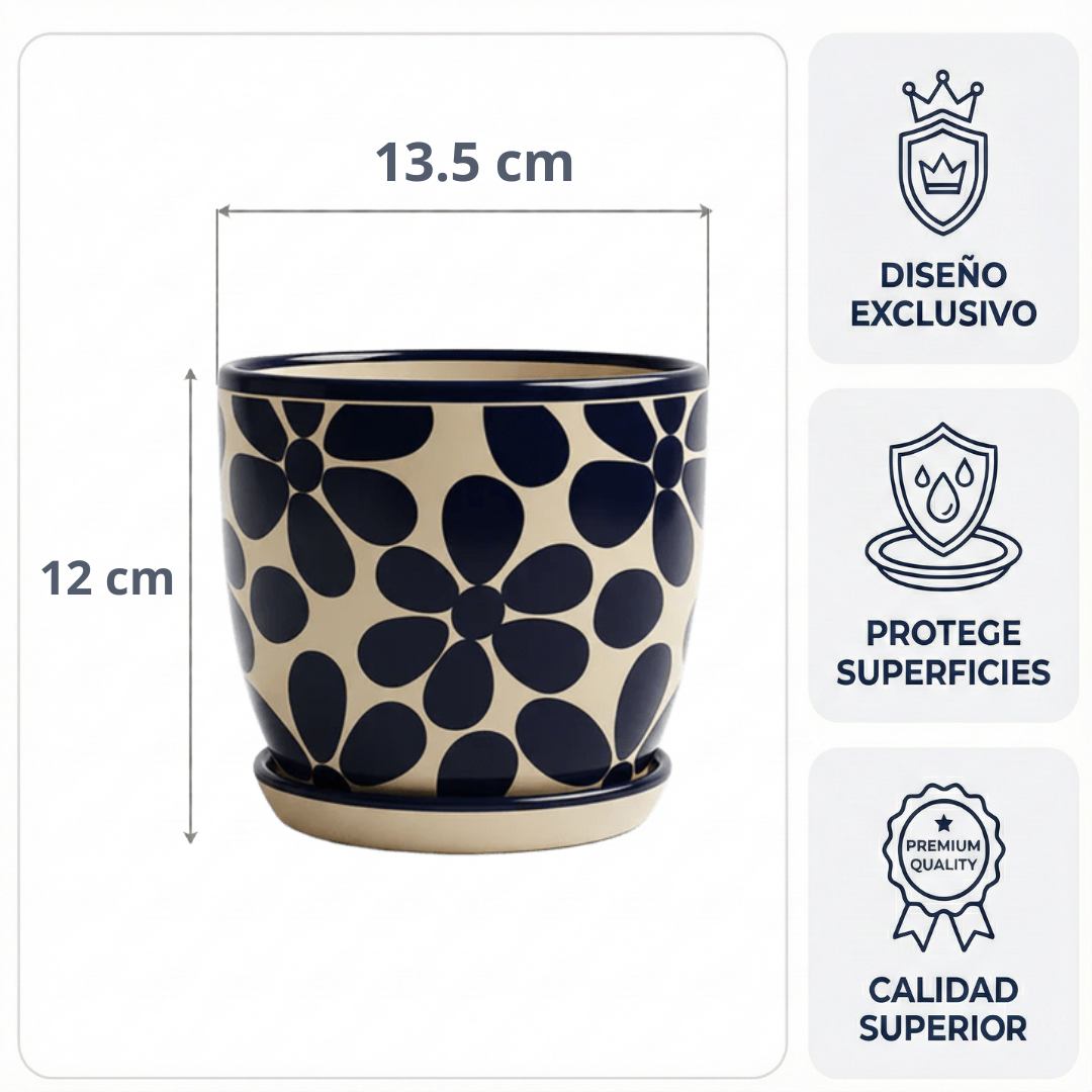 Maceta Primavera Azul