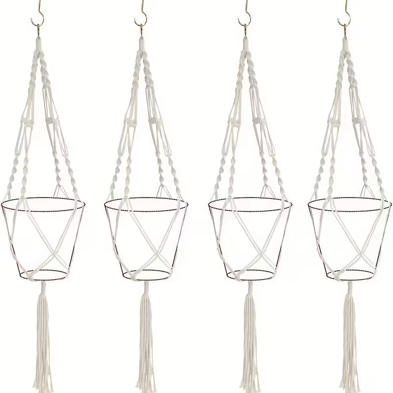 Soporte de cuerda para macetas colgantes