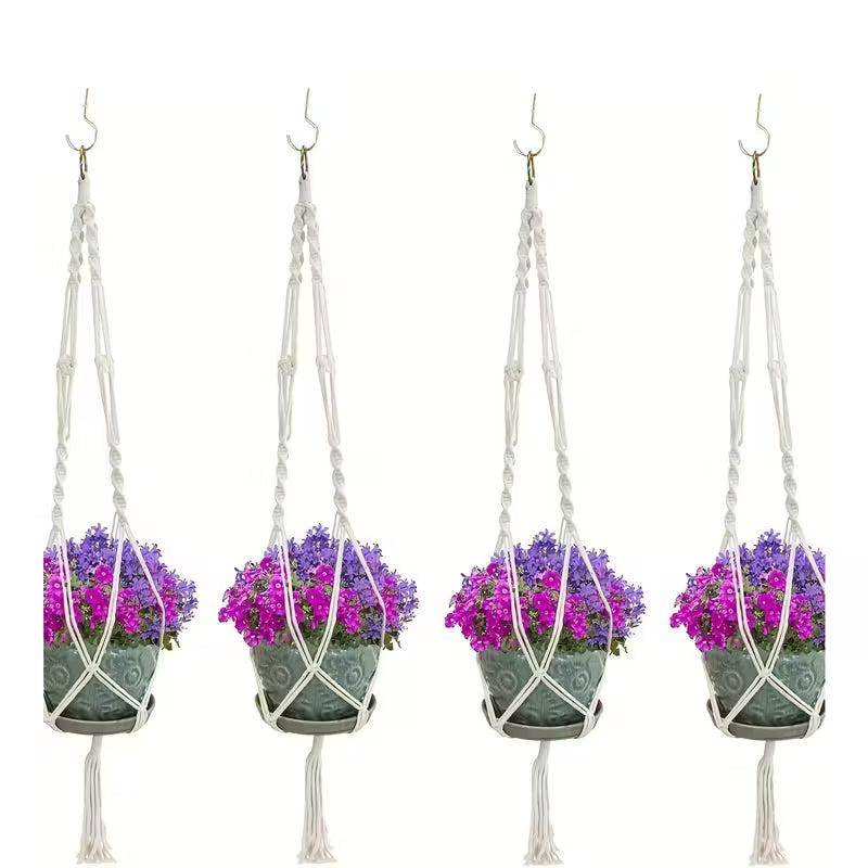 Soporte de cuerda para macetas colgantes