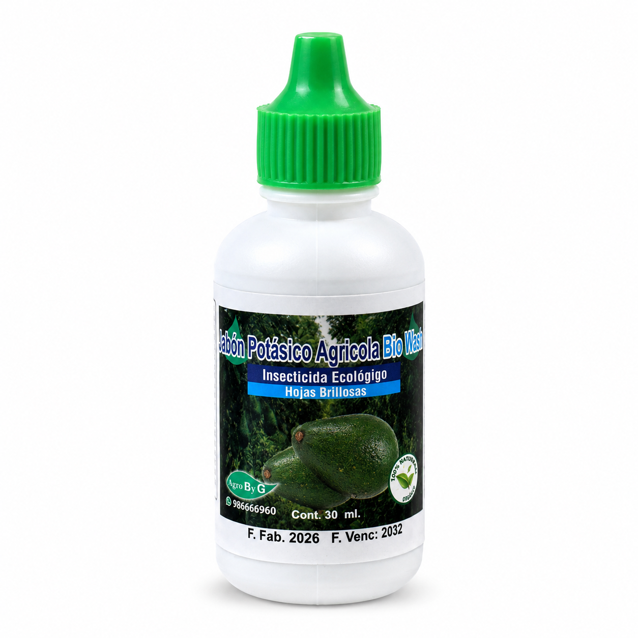 Jabón Potásico para Limpiar y Abrillantar Hojas de Orquídeas 30 ml