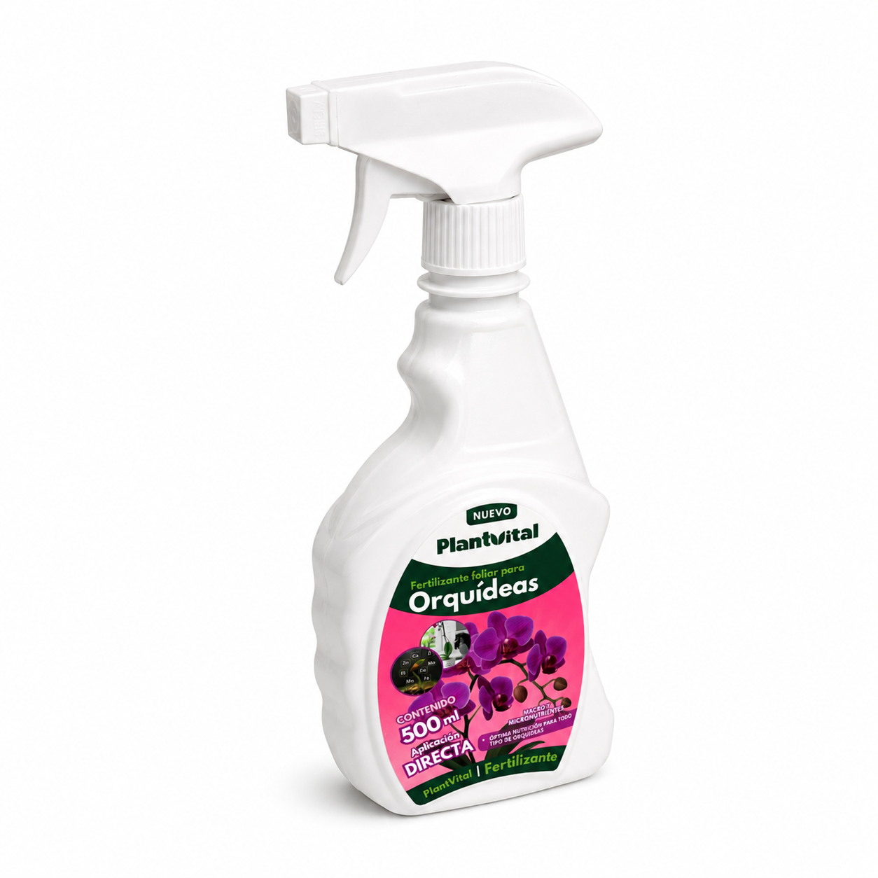 Fertilizante Foliar para Orquídeas PlantVital 500 ml – Aplicación Directa