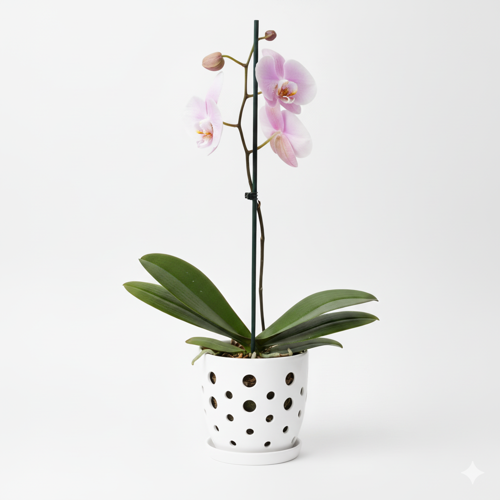 Orquidea Rosa Sendai Premium – 1  vara ramificada