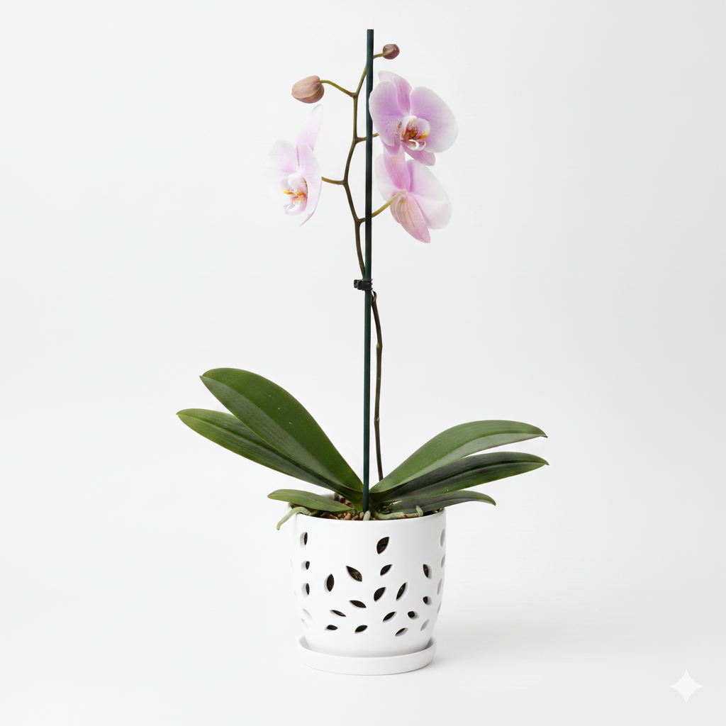 Orquidea Rosa Sendai Premium – 1  vara ramificada