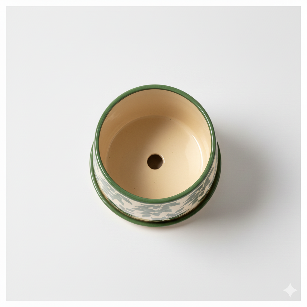 Maceta Onda Verde