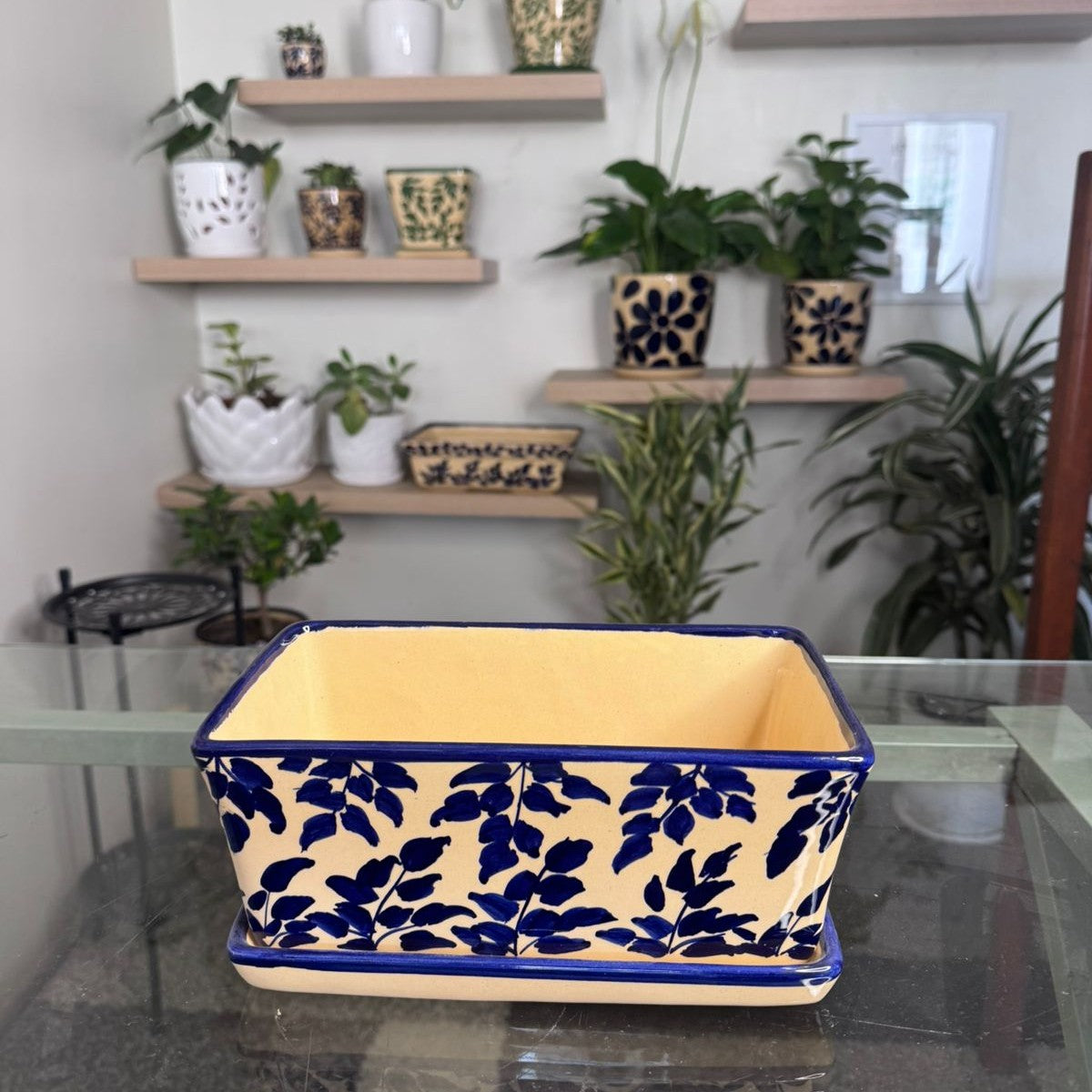 Maceta Jardinera Azul