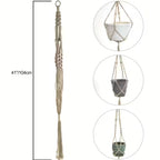 Soporte de cuerda para macetas colgantes